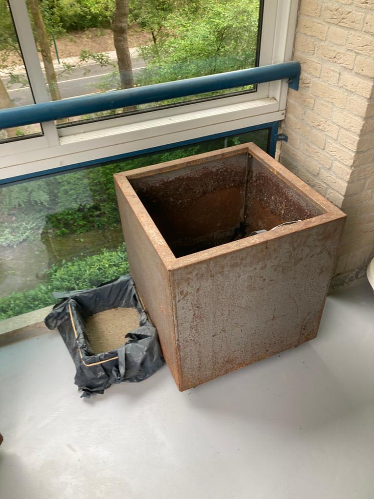 Metalen plantenbakken, Ophalen, Metaal, Minder dan 30 cm