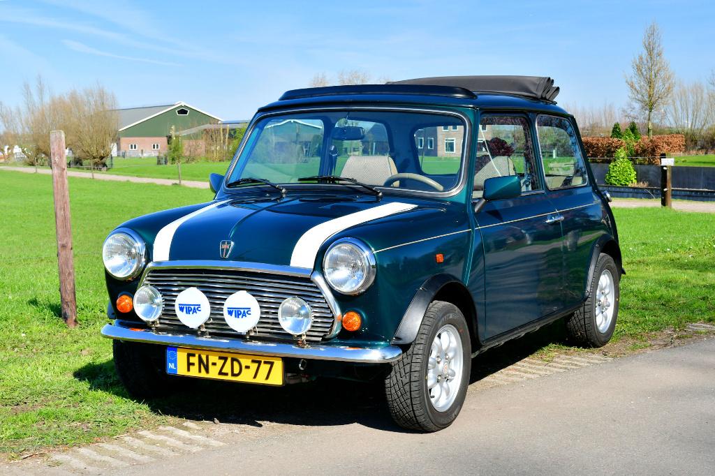 Mini British Open Classic 1.3 SPI orig. Ned. in topstaat, Auto's, Stof, 63 pk, Beige, 4 cilinders
