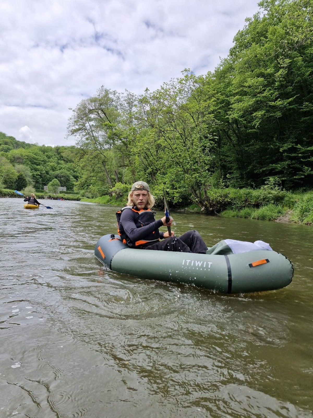 ITIWIT Packraft 100 - Zo goed als nieuw, Watersport en Boten, Kano's, Zo goed als nieuw, Overige typen, Eén persoon, Opblaasbaar