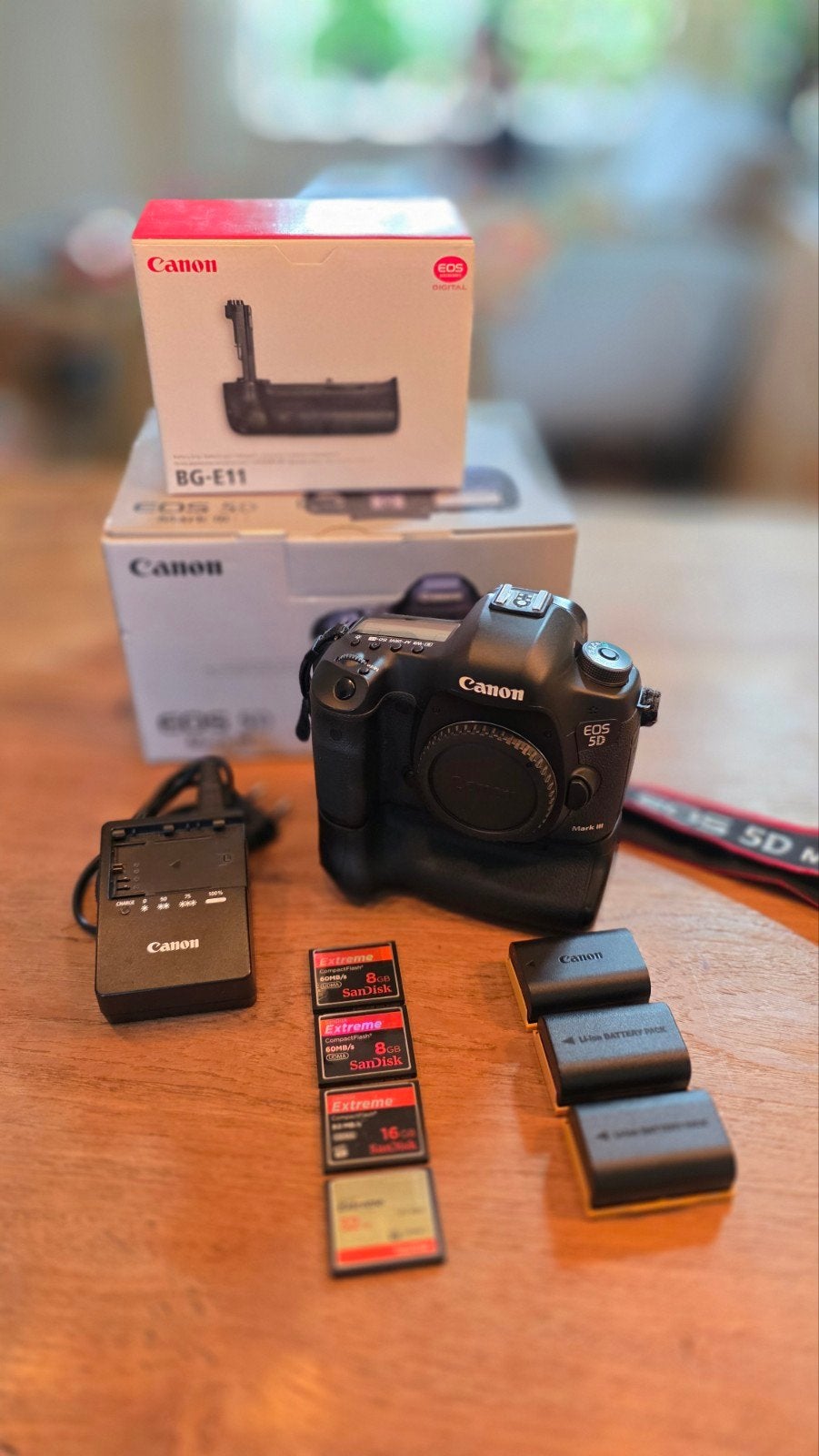 Canon 5D Mark III full frame + grip + geheugenkaarten, Geheugenkaart, Gebruikt, Spiegelreflex, Canon