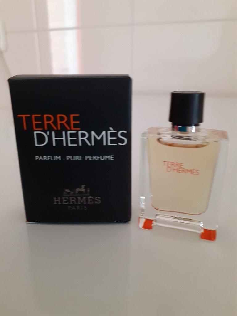 Hermès Terre d' Hermès miniatuur voor heren en meer, Verzamelen, Verzenden, Nieuw, Miniatuur