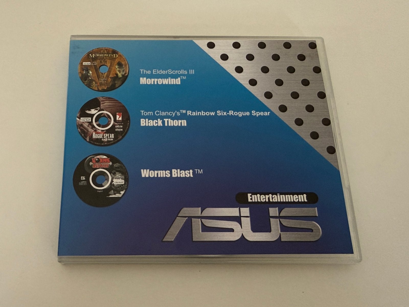 Asus entertainment Morrowind, Black thorn,Worms Blast, Naw, Naw, Ophalen of Verzenden, Zo goed als nieuw