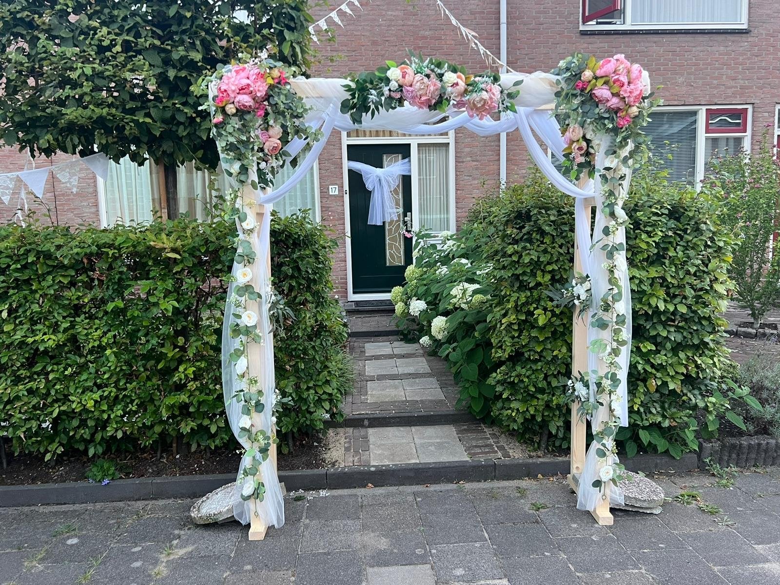 Decoratieve Boog voor bruiloft, feest evenement, Hobby en Vrije tijd, Ophalen, Gebruikt, Geboorte of Huwelijk