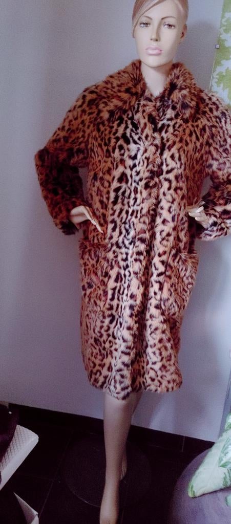 Erdem x hm faux Fur mantel, M, Erdem x hm, Ophalen of Verzenden, Zo goed als nieuw, Maat 38/40 (M)