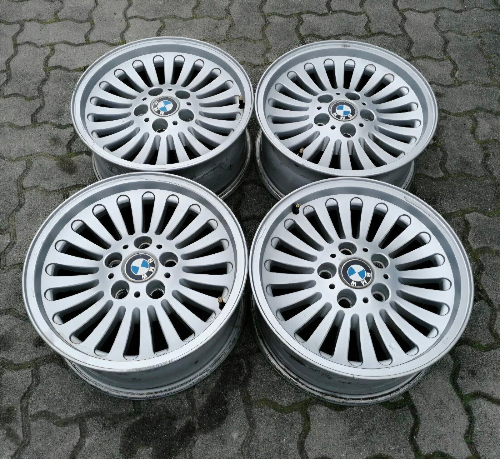 Set BMW E39 velgen - 7Jx16 H2 - Styling 33 - 5x120 - ET20 -, Auto-onderdelen, Banden en Velgen, Gebruikt, Velg(en), 16 inch, Ophalen of Verzenden