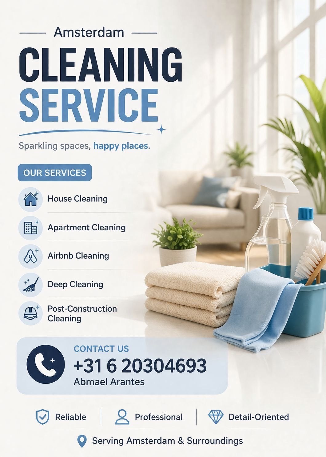 Schoonmaakservice, Diensten en Vakmensen, Schoonmakers en Glazenwassers