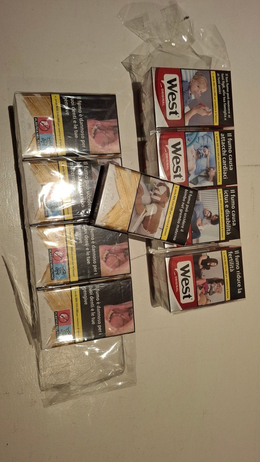 sigaretten west en marlboro gold 17 pakjes, Ophalen