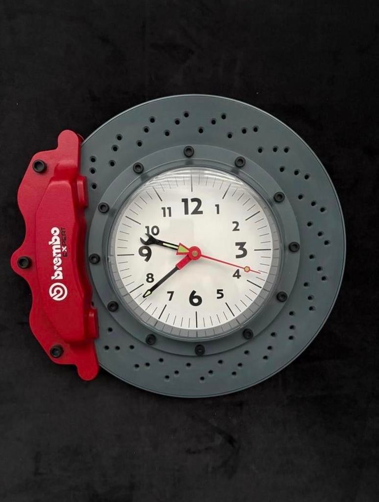 Brembo dealer wandklok, Verzenden, Zo goed als nieuw, Gebruiksvoorwerp