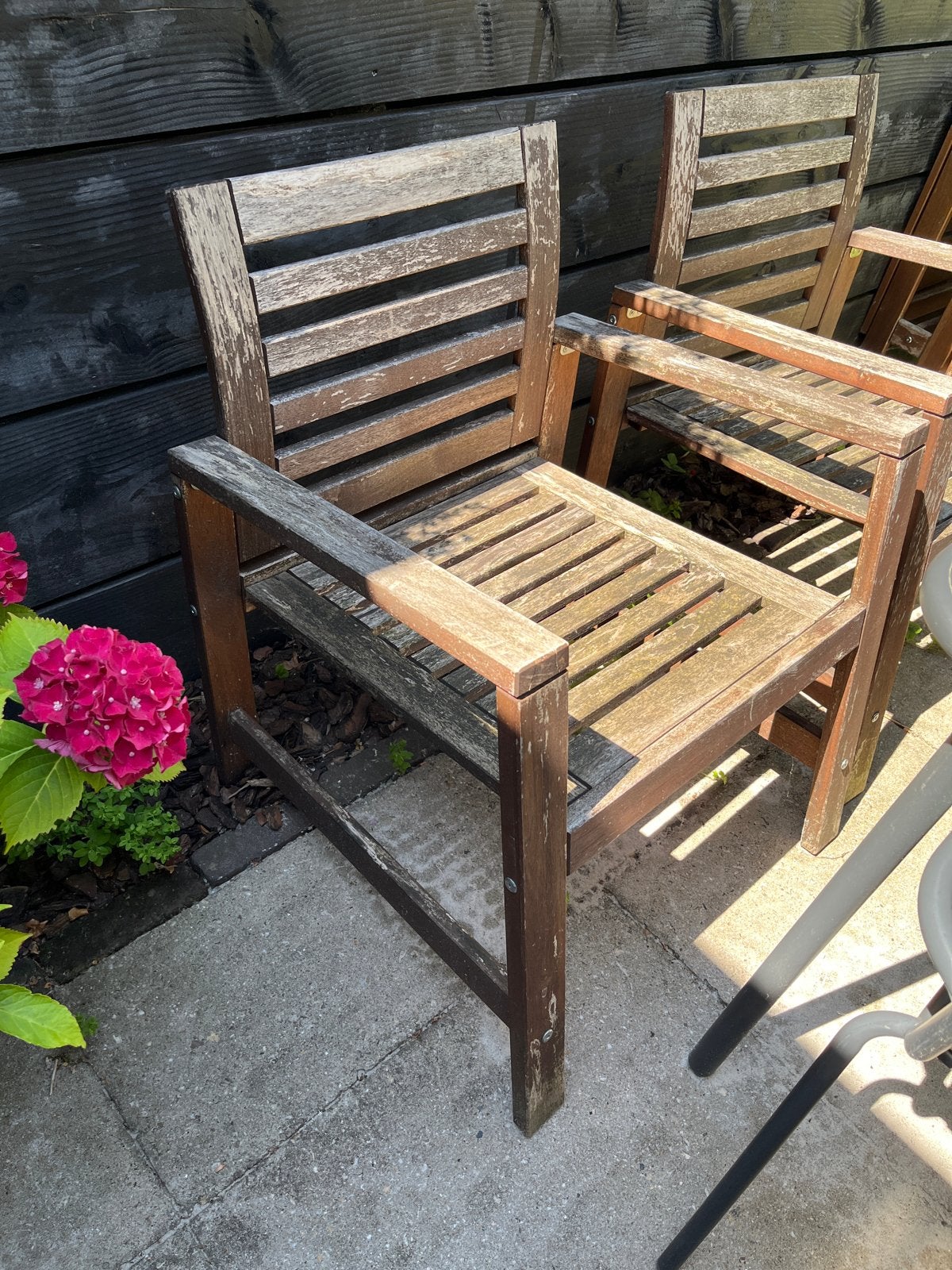 IKEA houten tuinstoelen, Ophalen, Gebruikt, Hout