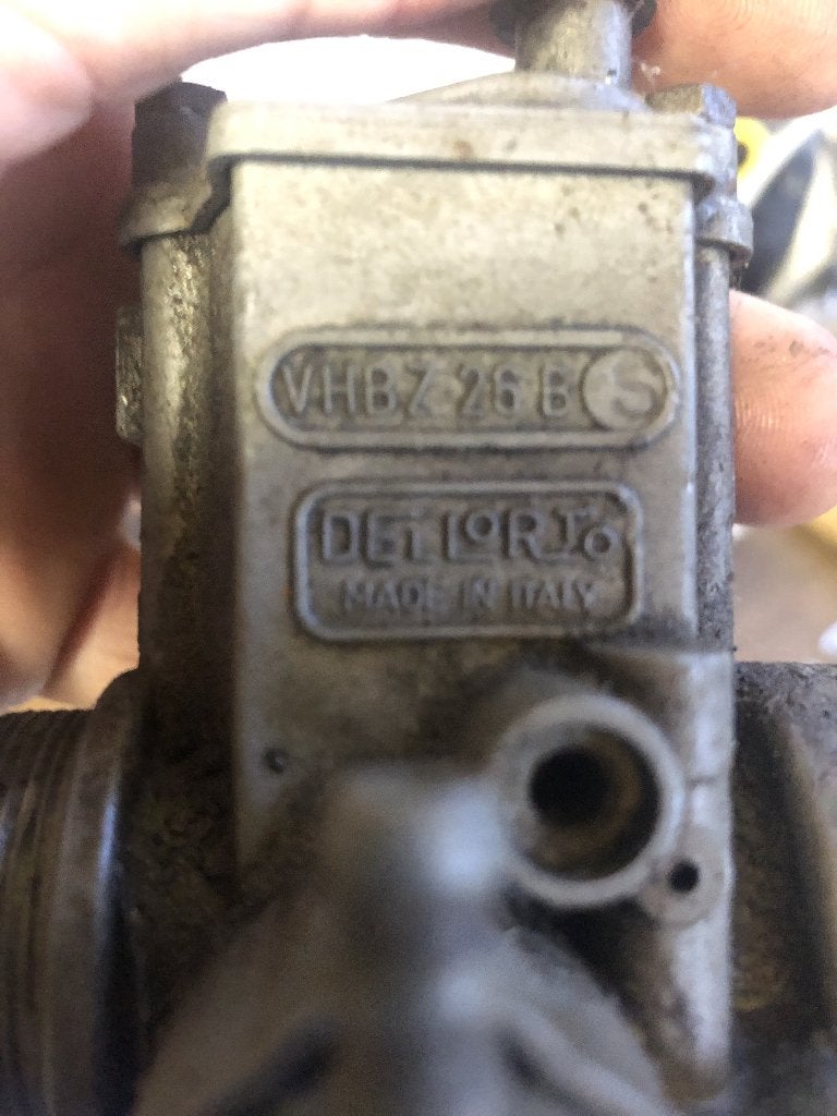 Dellorto Dell'Orto vlakschuif carburateur VHBZ 26 B, Ophalen of Verzenden, Gebruikt, Carburateur, Overige merken