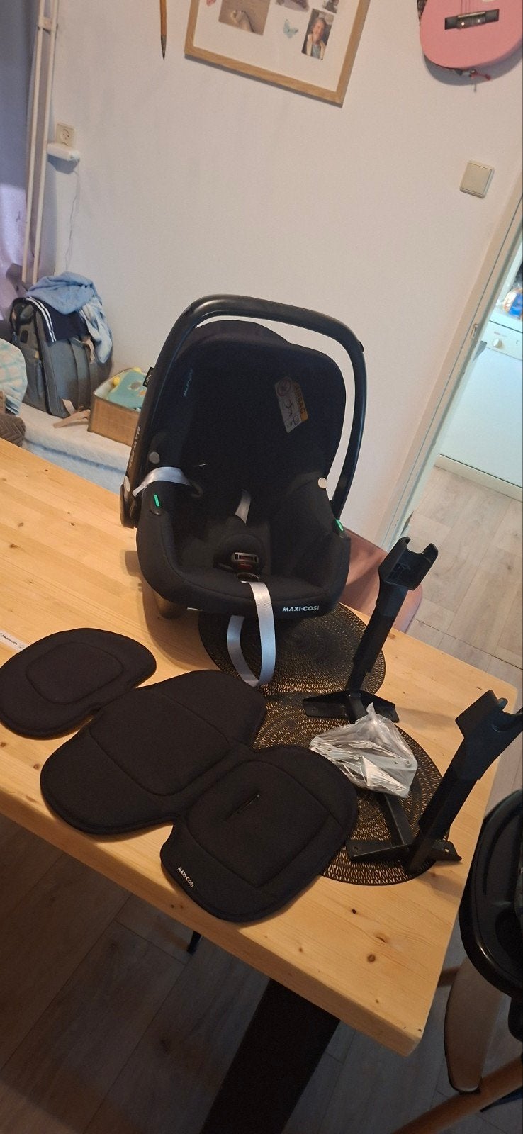 maxi cosi + beugel voor bakfiets zgan, Ophalen, Zo goed als nieuw, Maxi-Cosi