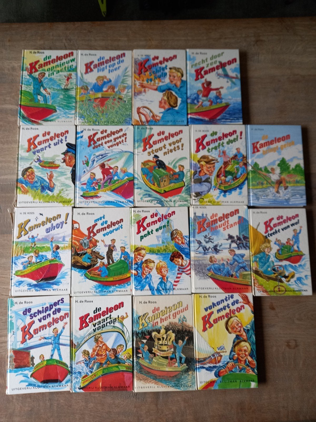 18 Kameleon boeken, Ophalen of Verzenden, Gelezen, H. de Roos, Fictie algemeen
