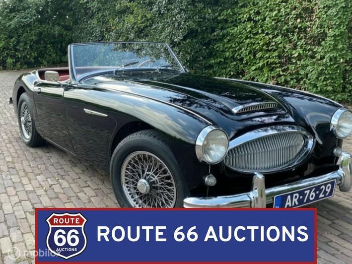 Austin Healey 3000 MKII BT7 | 1962 | Route 66 Auctions, Auto's, Austin, Overige carrosserieën, Zwart, Bedrijf