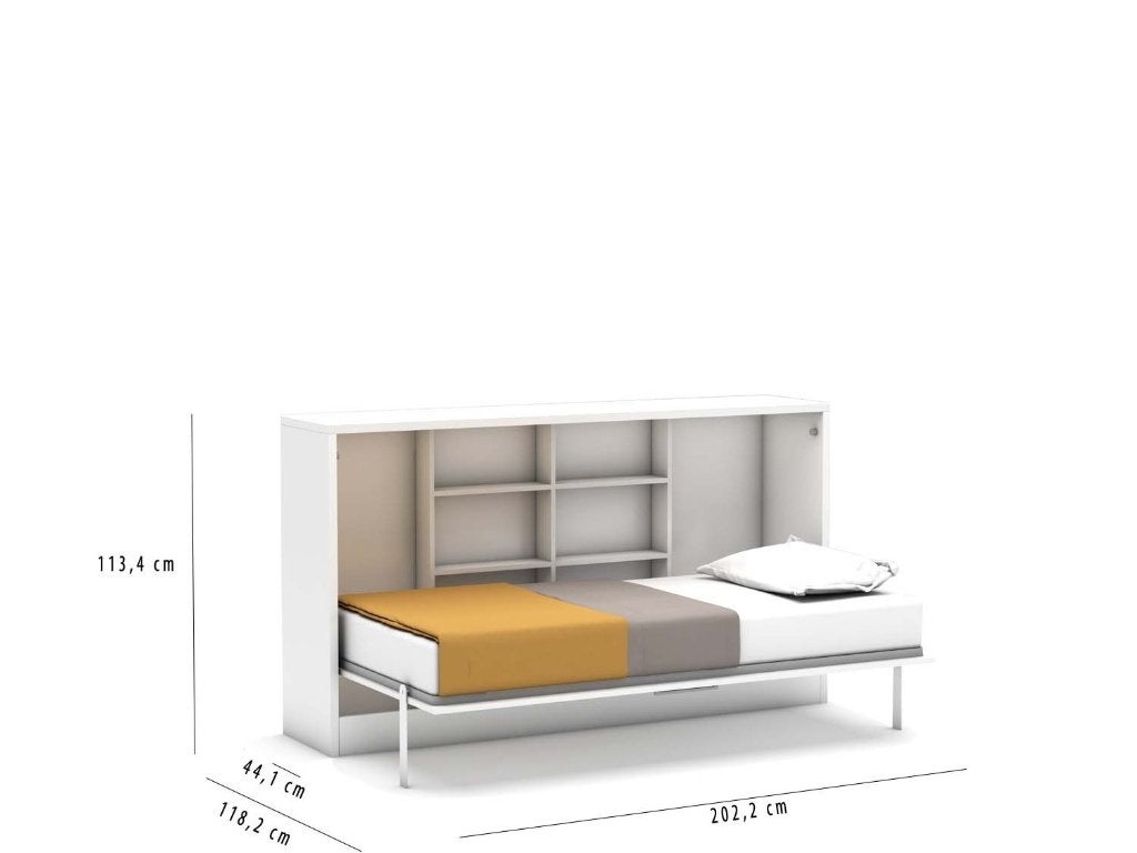 Opklapbed kopen? Dé Ruimtebespaarders van Nu!, Eenpersoons, Verzenden, Nieuw, 190 cm of minder
