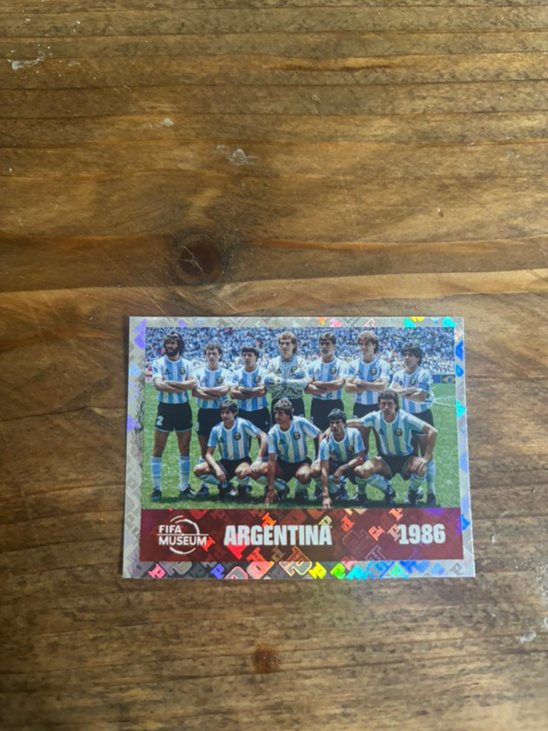 Fifa world cup Argentinië team 1986, Hobby en Vrije tijd, Stickers en Plaatjes, Ophalen of Verzenden, Nieuw, Plaatje