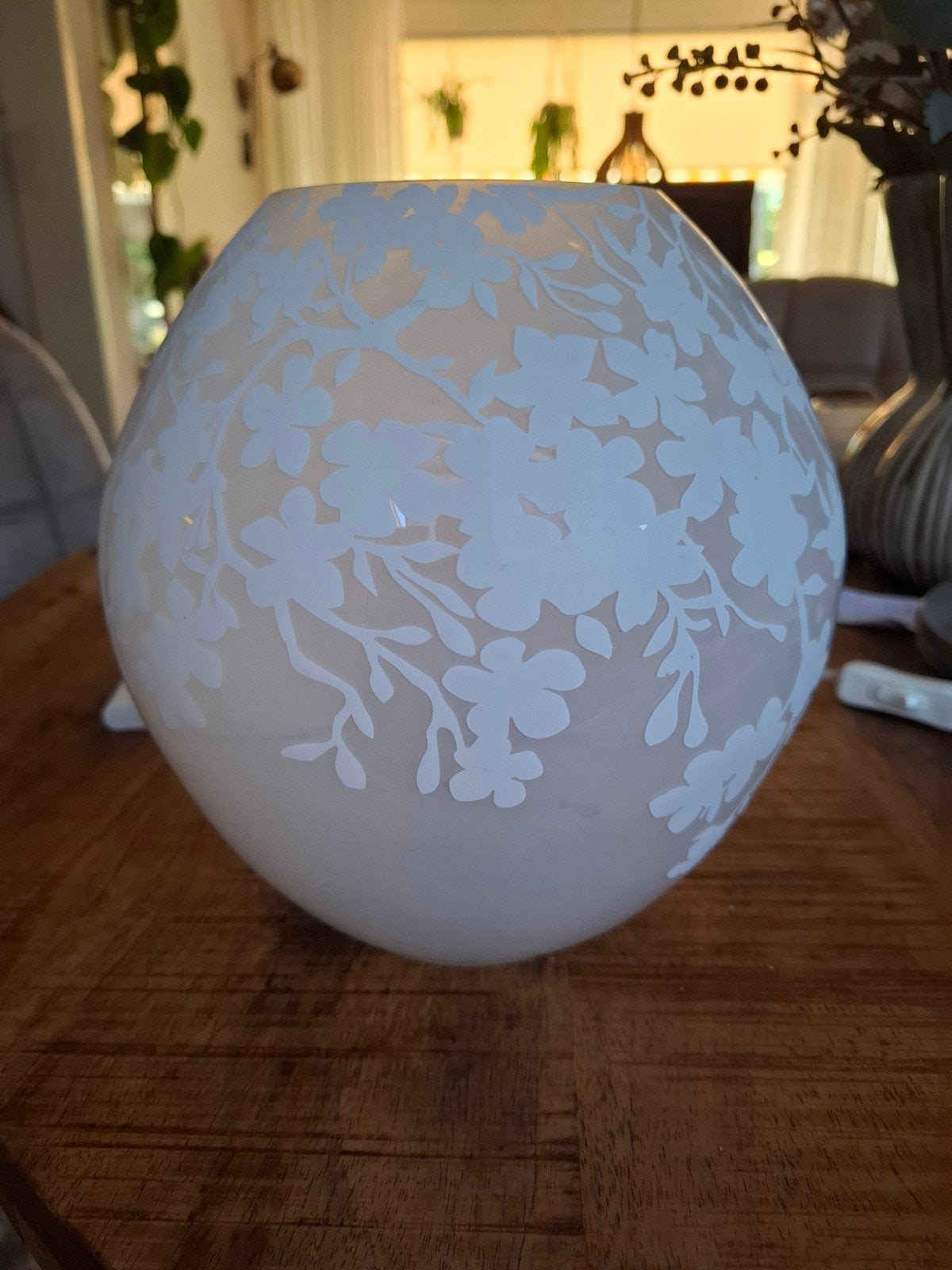 Ikea Lamp, Huis en Inrichting, Ophalen, E27 (groot), Glas, Met schakelaar