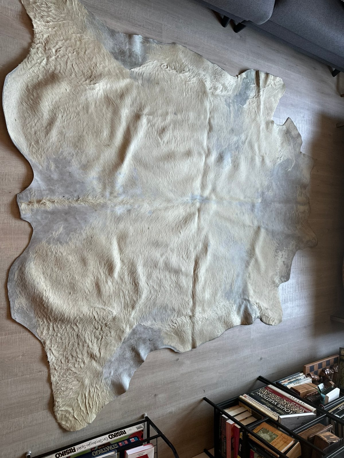Koeienvacht vloerkleed vintage, Huis en Inrichting, Ophalen of Verzenden