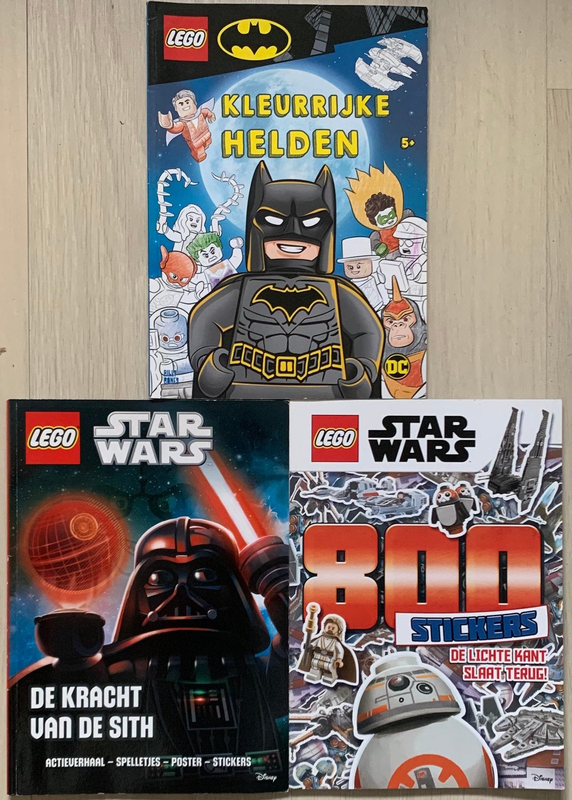 3x Lego Star Wars / Batman Sticker en Speelboek, Ophalen of Verzenden, Gebruikt, Sticker