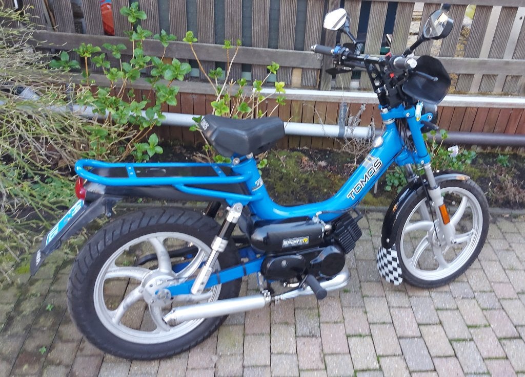 Tomos Sport-R in nieuwstaat op blauw kenteken, Fietsen en Brommers, Brommers | Tomos, Ophalen, Overige modellen, 65 cc, Nieuw