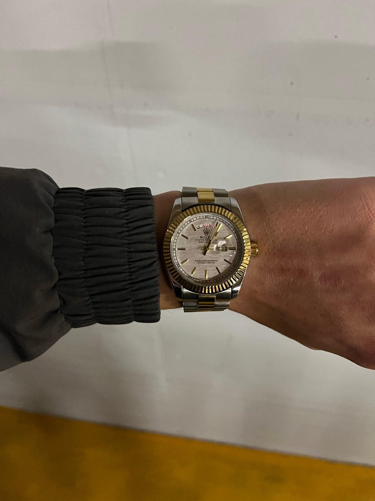 Rolex Day-Date Goud/Staal Herenhorloge, Staal, Gebruikt, Rolex, Polshorloge