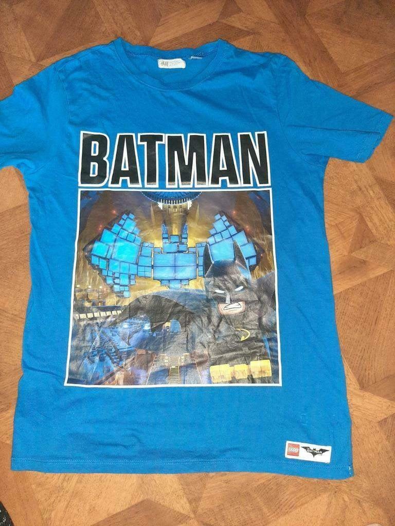 Lego Batman T-shirt maat 170 blauw, Ophalen of Verzenden, Zo goed als nieuw, Jongen, Shirt of Longsleeve