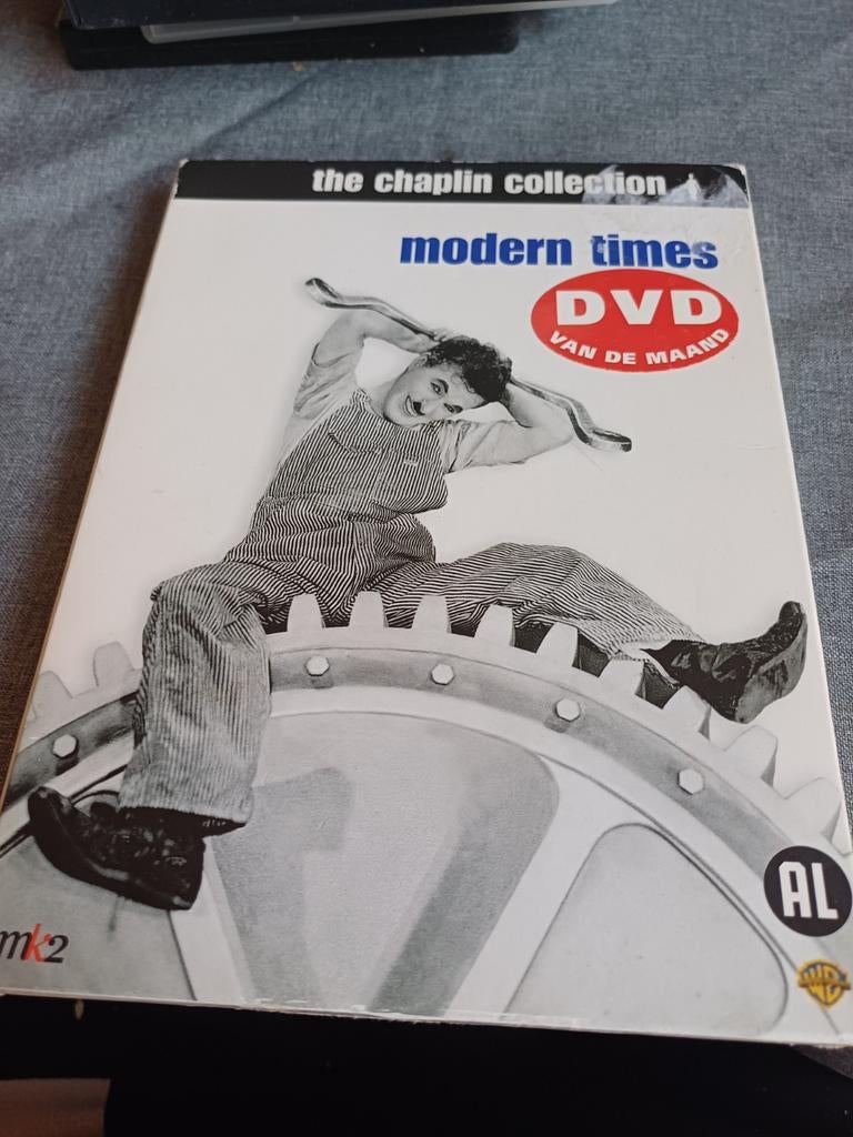 Charlue chaplan modern times, Ophalen of Verzenden, Zo goed als nieuw, Komedie, Alle leeftijden