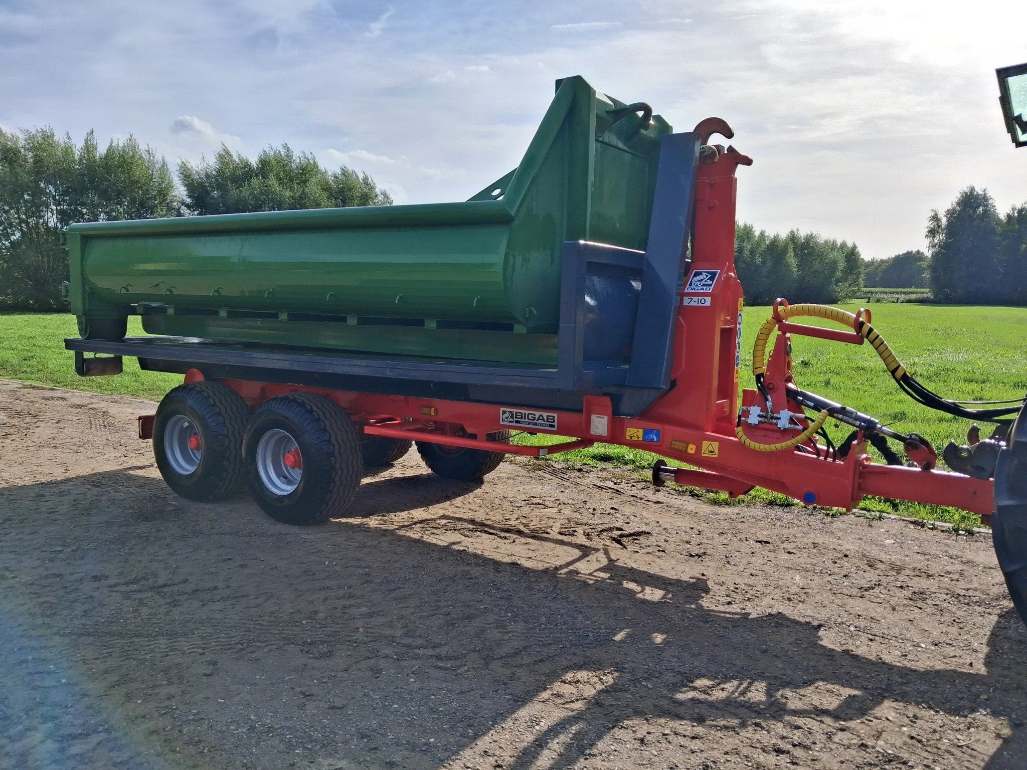 Bigab 7-10 7-10 haakarm/kipper incl container en plateau Hyd, Overige, Overige typen
