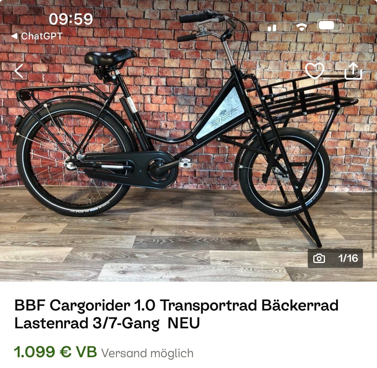 Superleuke Bakfiets Transportfiets Hondenfiets € 1100 euro, Ophalen