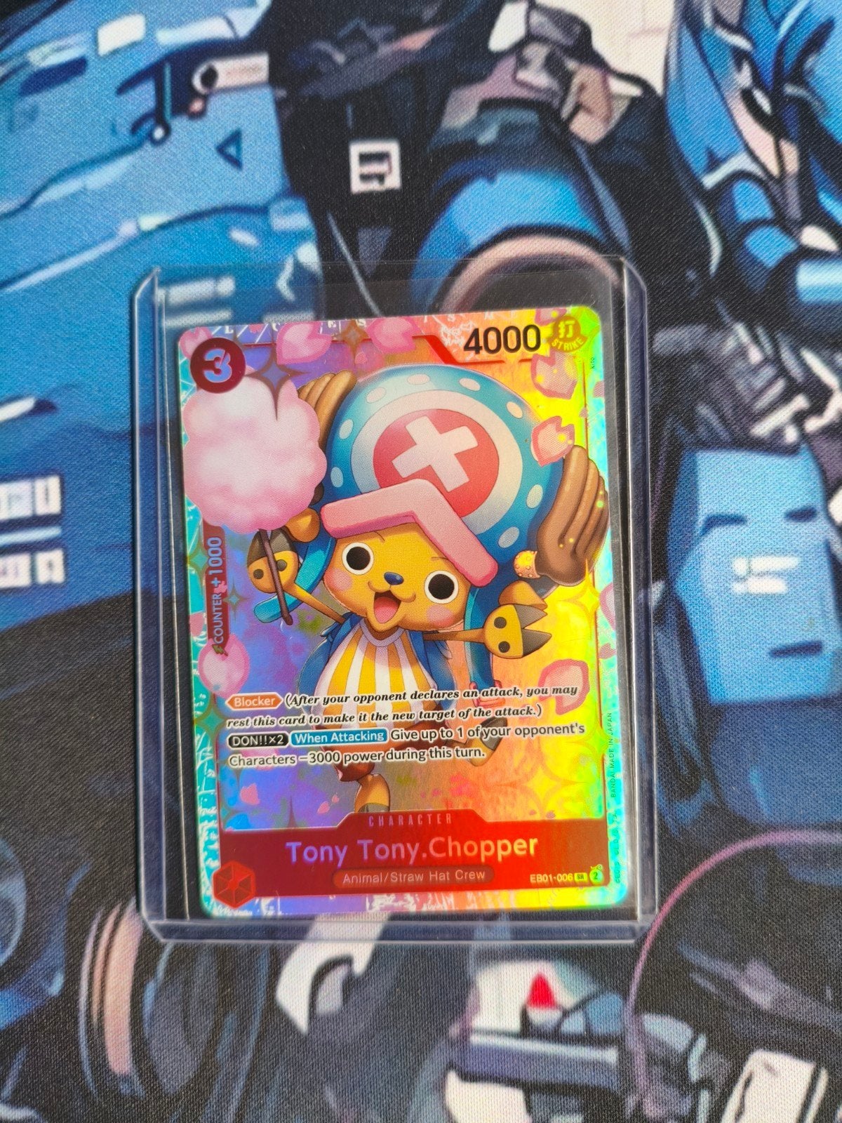 One Piece kaart Tony Tony. Chopper (eb01-006), Ophalen of Verzenden, Zo goed als nieuw, Losse kaart, Foil