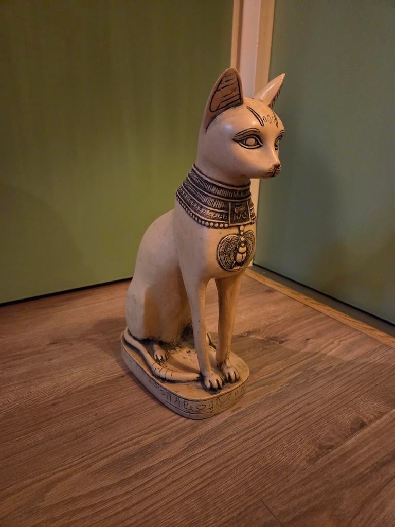 Kattenbeeld bastet egypte. Hoogte ca 40 cm, Ophalen, Dier