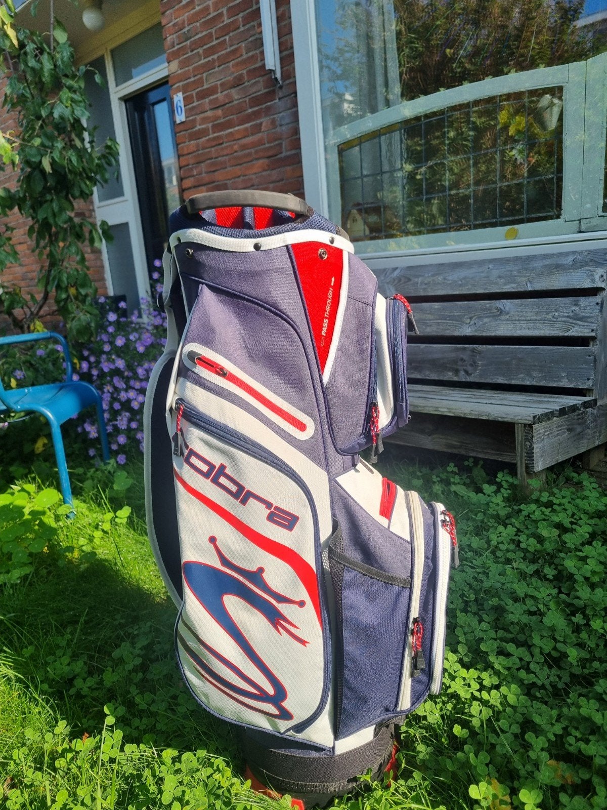 Vintage? Cobra Golftas - Schouderband, Veel Vakken, Ophalen of Verzenden, Gebruikt, Tas, Overige merken