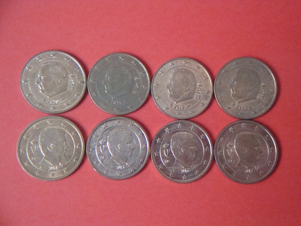 België setje munten 5 Eurocenten 2010 / 2017., Postzegels en Munten, Verzenden, Overig, Setje