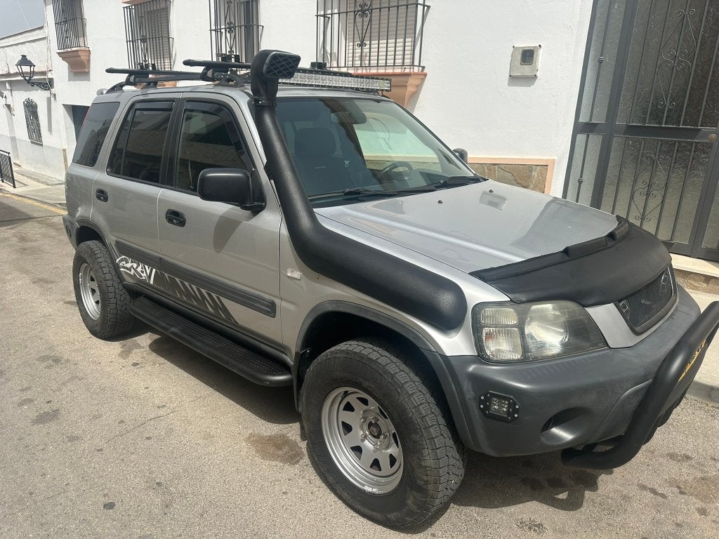 Honda CR-V 2.0 I ES 2000 Grijs - Camperversie met Daktent!, Auto's, Honda, 1360 kg, Sound system, 4 cilinders, 75 €/maand