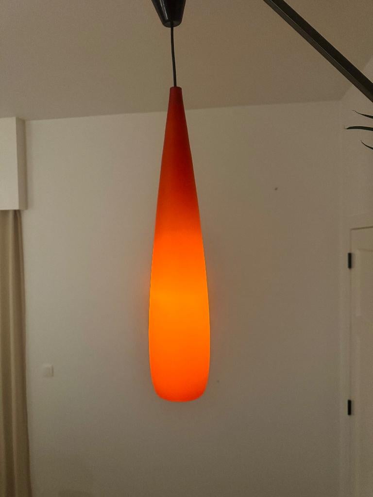 Vintage lamp Kastrup Holmegaard Denmark, Huis en Inrichting, Ophalen, Zo goed als nieuw, Glas, 50 tot 75 cm