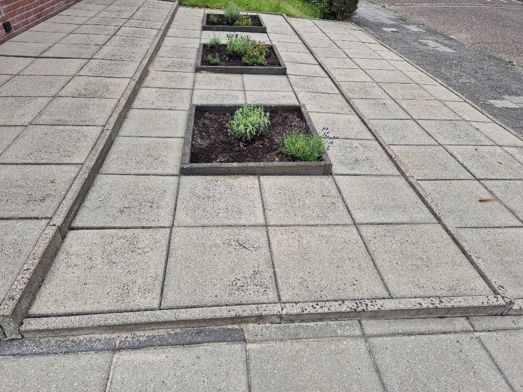 Terrastegels  40 vierkante meter., Gebruikt, Ophalen of Verzenden, 10 m² of meer, Beton