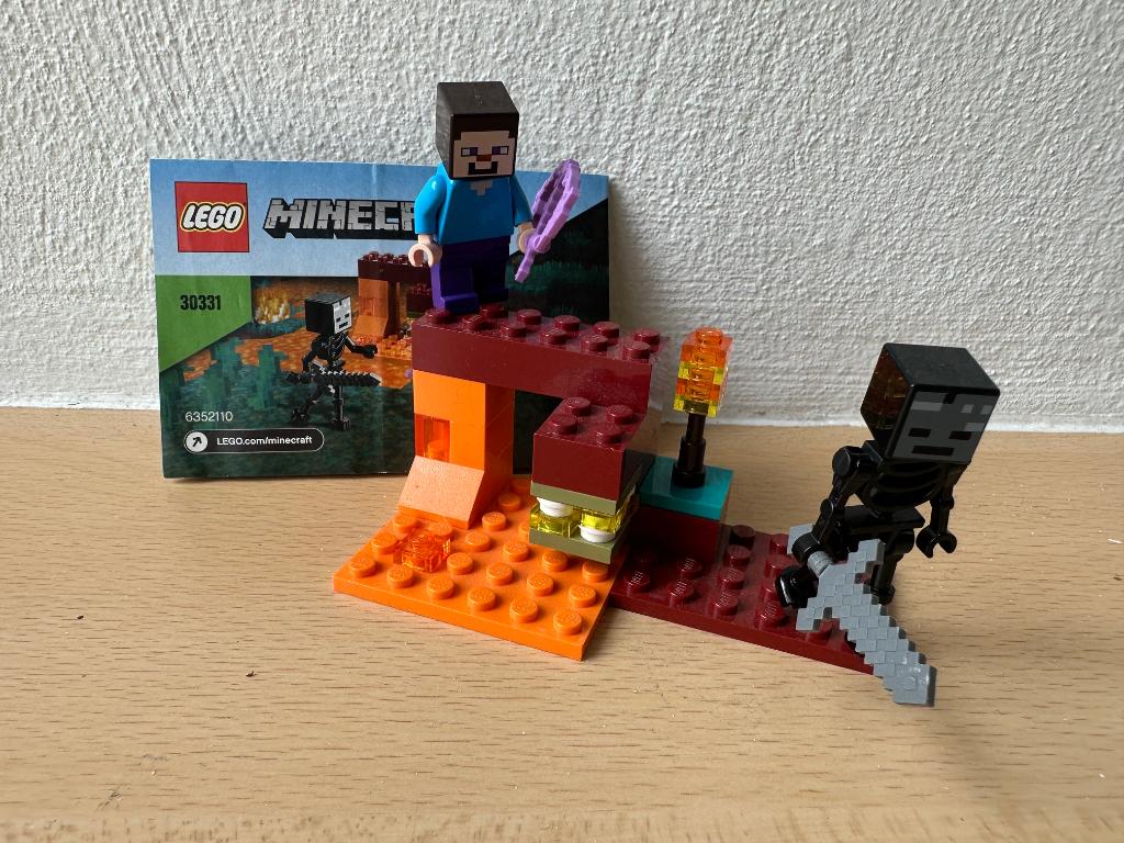 LEGO Minecraft 30331 Het Onderwereld Gevecht, Minecraft, Lego, Compleet, Ophalen of Verzenden