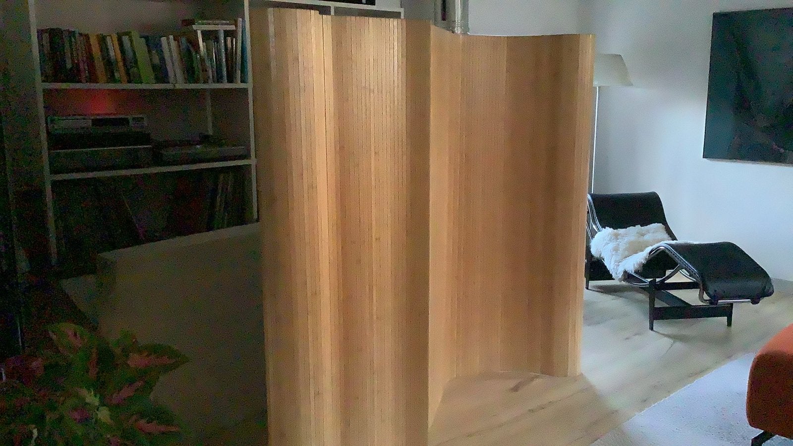 Houten kamerscherm / roomdivider, Ophalen, Zo goed als nieuw