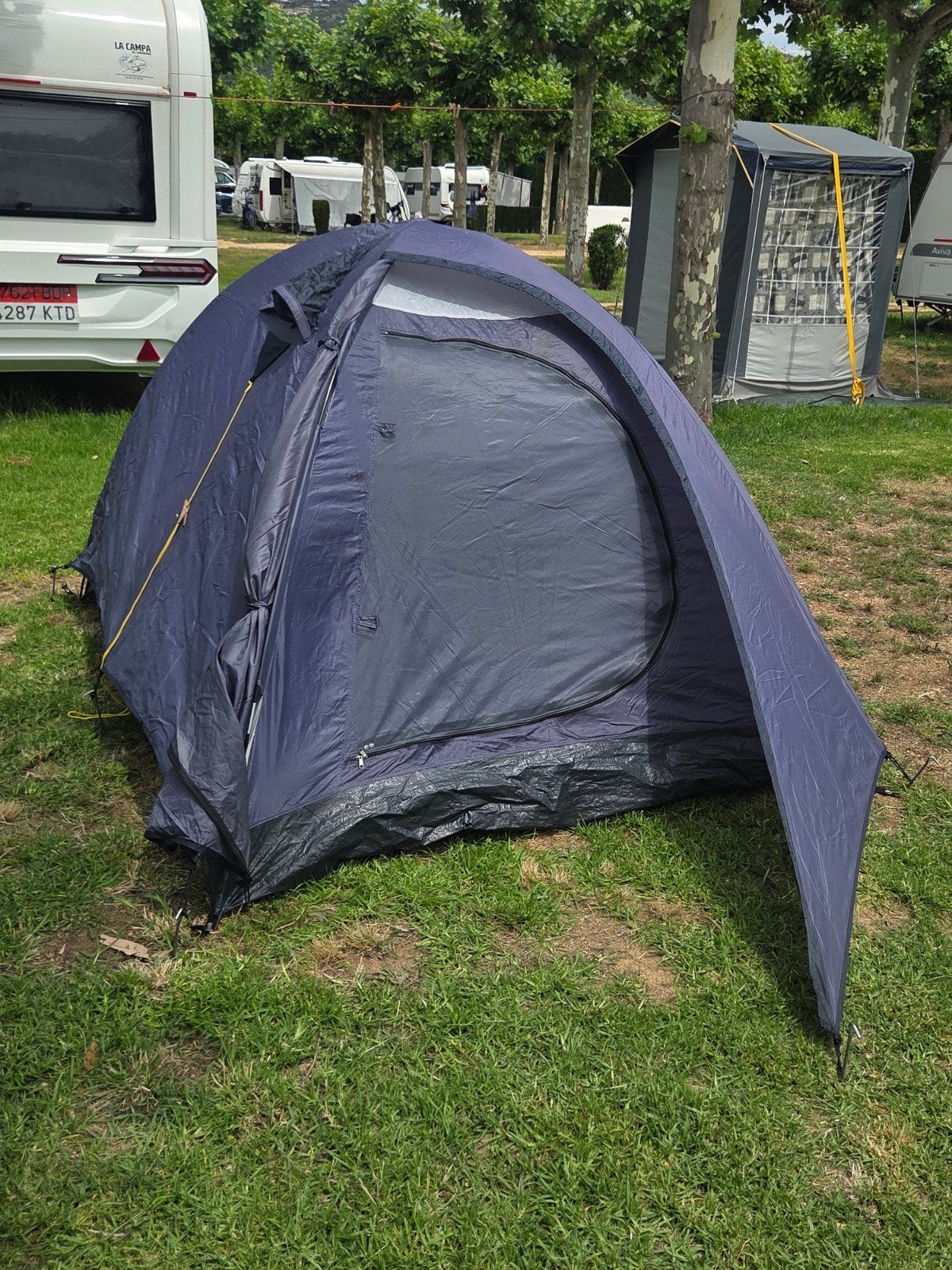 Trail Womba 3 Koepeltent (3-persoons), Caravans en Kamperen, Tenten, Ophalen of Verzenden, Gebruikt, Tot en met 2
