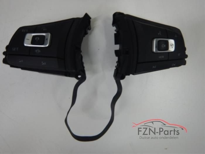 VW Golf 7 GTI GTD R-Line Stuurknopjes MF+ACC+View 3D Teller+, Auto-onderdelen, Ophalen of Verzenden, Gebruikt