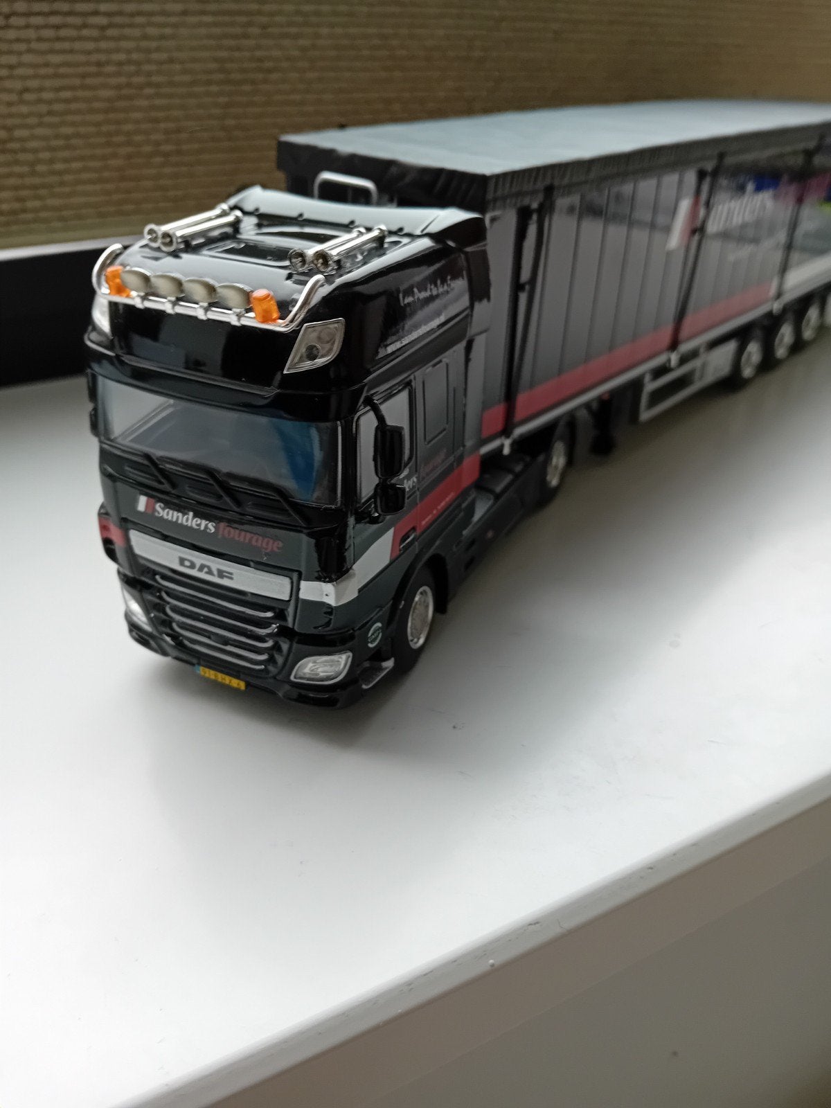 Daf XF SSC met Walkingfloor Trailer Sanders  Fourage, Ophalen of Verzenden, Zo goed als nieuw, Bus of Vrachtwagen, Wsi
