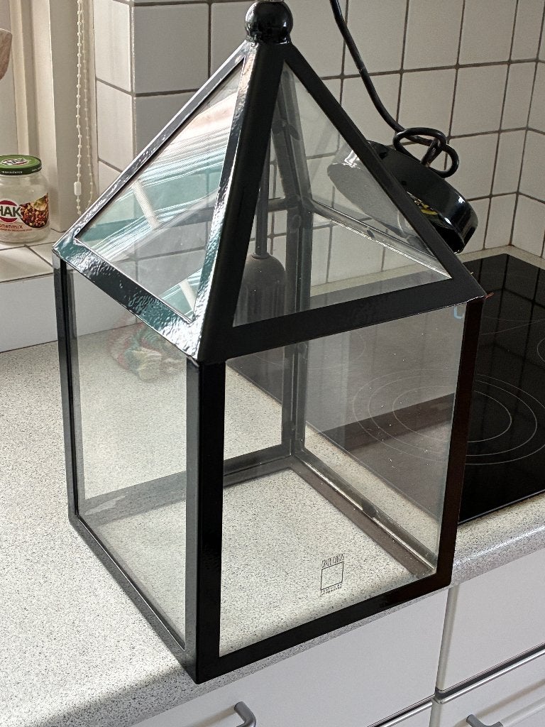 Te koop hanglamp Jan des Bouvries, Ophalen of Verzenden, Gebruikt, Glas, E27 (groot)