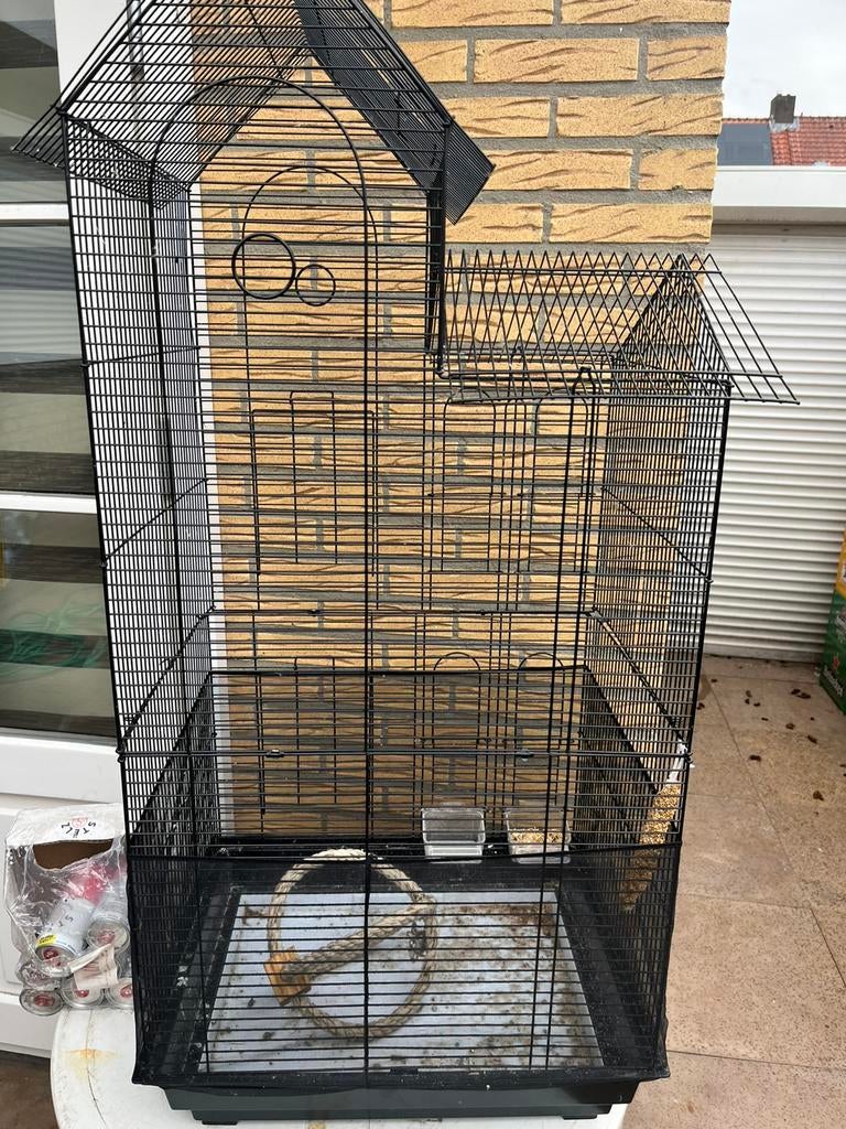 Vogel kooi mooie kooi groot, Ophalen of Verzenden, Zo goed als nieuw, Metaal, Vogelkooi
