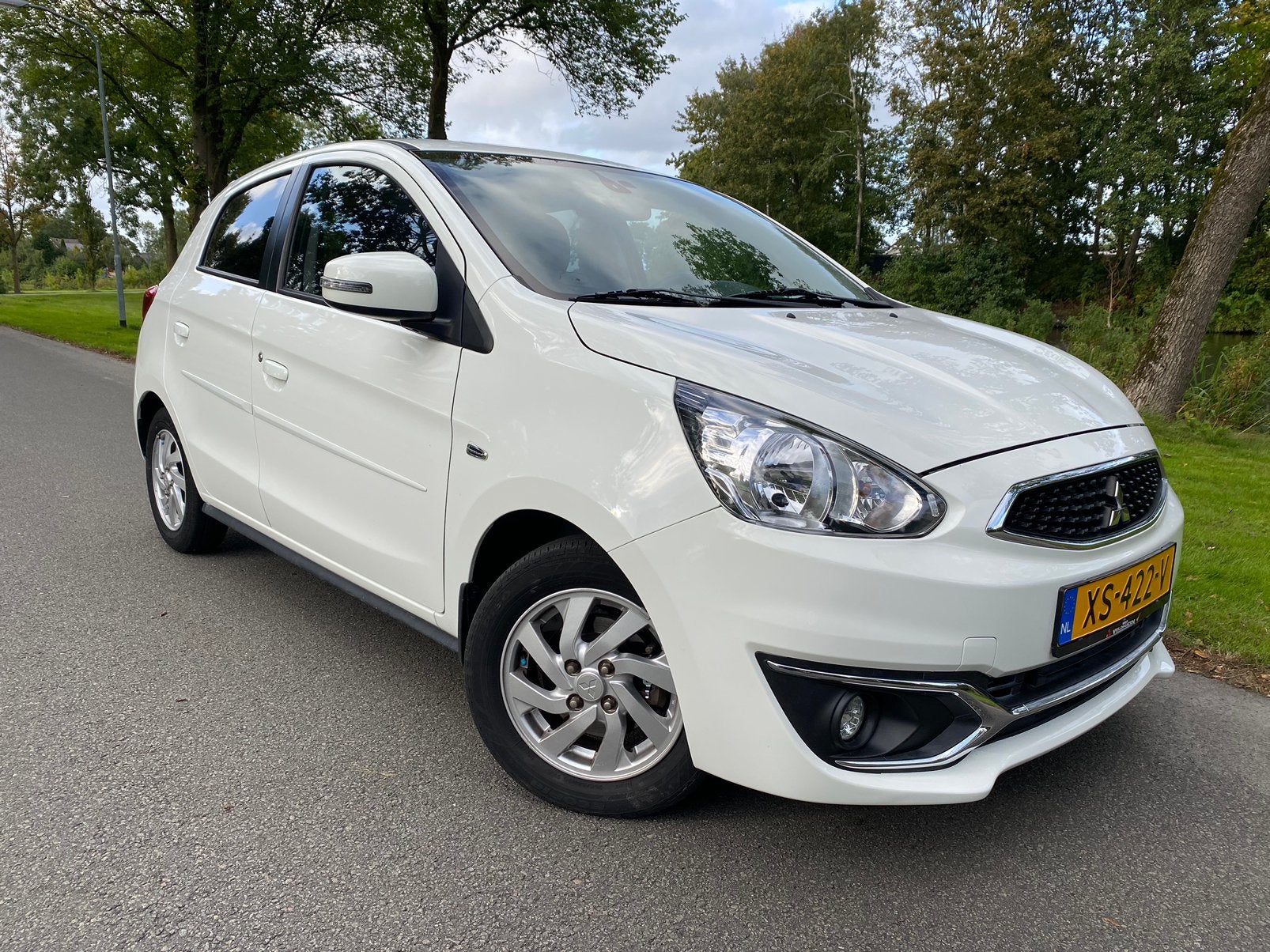 Mitsubishi Space Star 1.2 Mivec 80PK Auto Stop & Go CVT 2019, Auto's, Overige carrosserieën, Wit, Origineel Nederlands, 3 cilinders