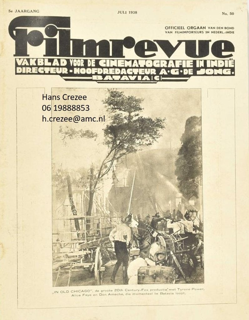 gezocht film tijdschrift filmrevue bioscoop Nederlands Indië, Ophalen of Verzenden, Gelezen, Muziek, Film of Tv