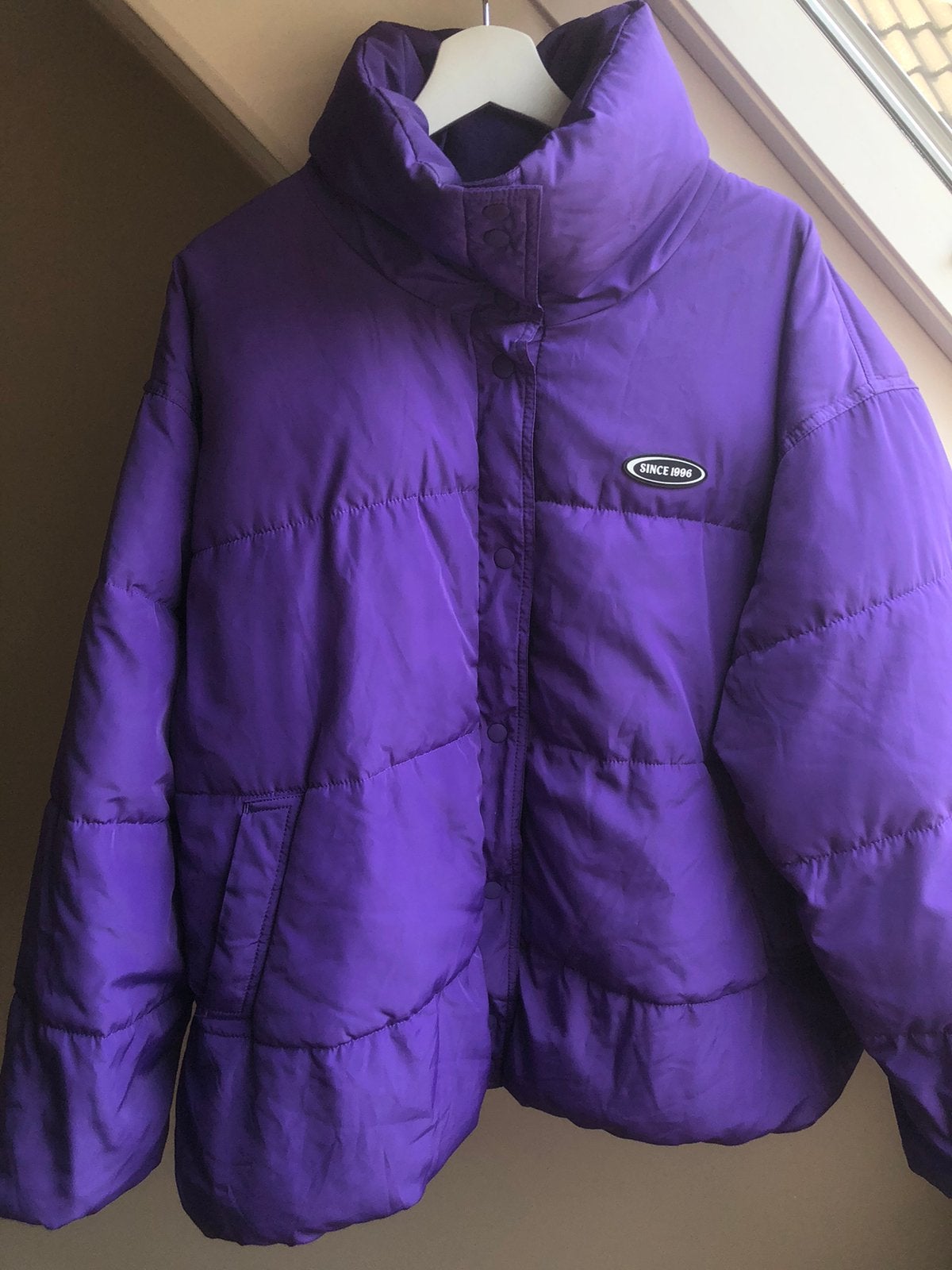 Paarse H&M Winterjas Maat 52/54, Ophalen of Verzenden, Nieuw, Maat 46/48 (XL) of groter, Paars
