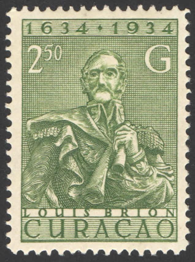 Curacao NVPH nr 120 ongebruikt Vestiging Gezag 1934, Postzegels en Munten, Ophalen of Verzenden, Postfris