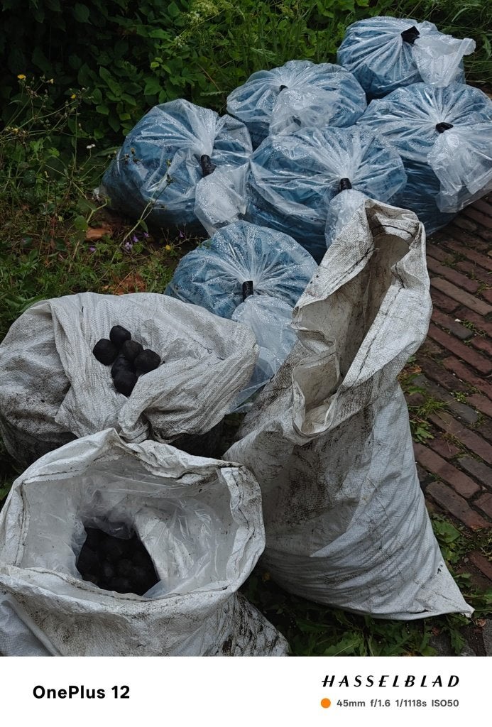 Antraciet eierkolen, Minder dan 3 m³, Ophalen, Overige houtsoorten