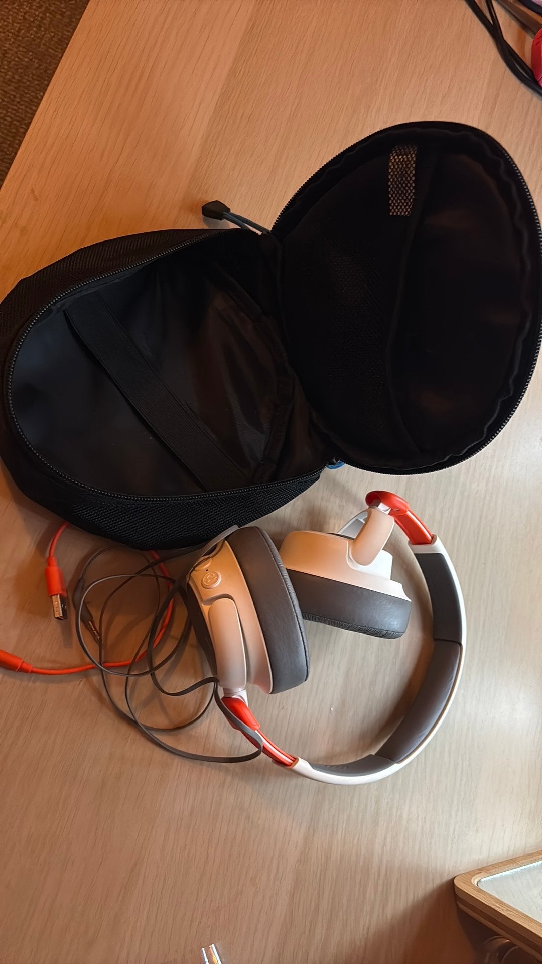 JBL JR460NC kinder koptelefoon, Ophalen, Gebruikt, JBL, Oranje