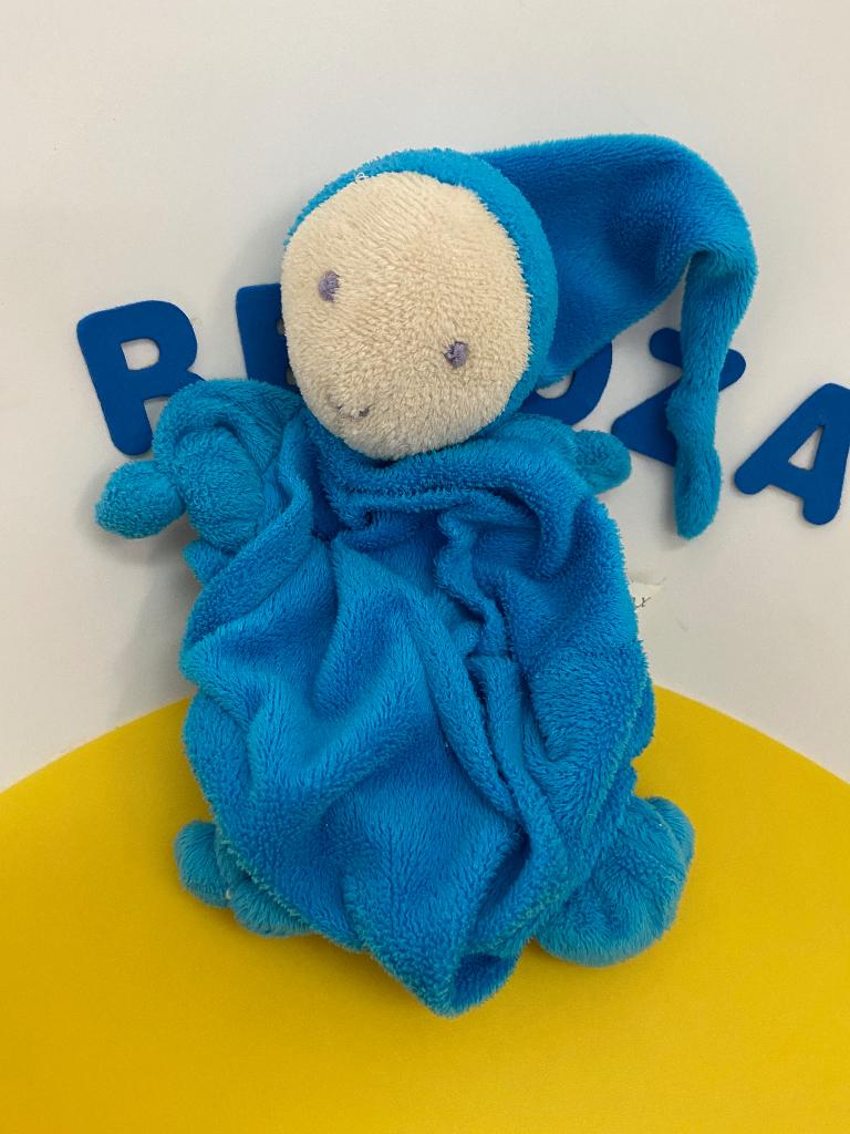 862 difrax pop popje blauw vierkant, Kinderen en Baby's, Ophalen of Verzenden, Zo goed als nieuw, Overige typen