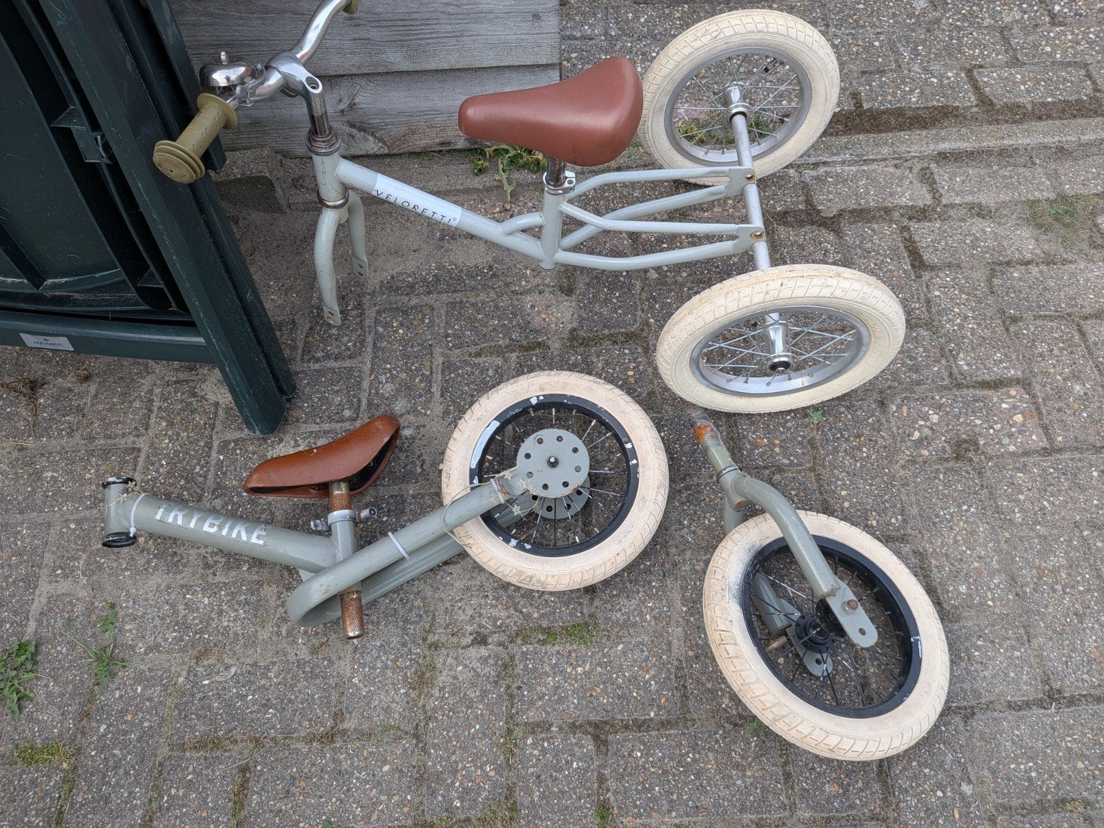 Loop fiets voor onderdelen, Ophalen, Gebruikt